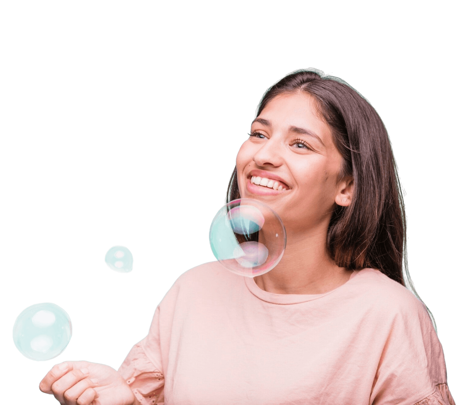 Dental patient with beautiful smile